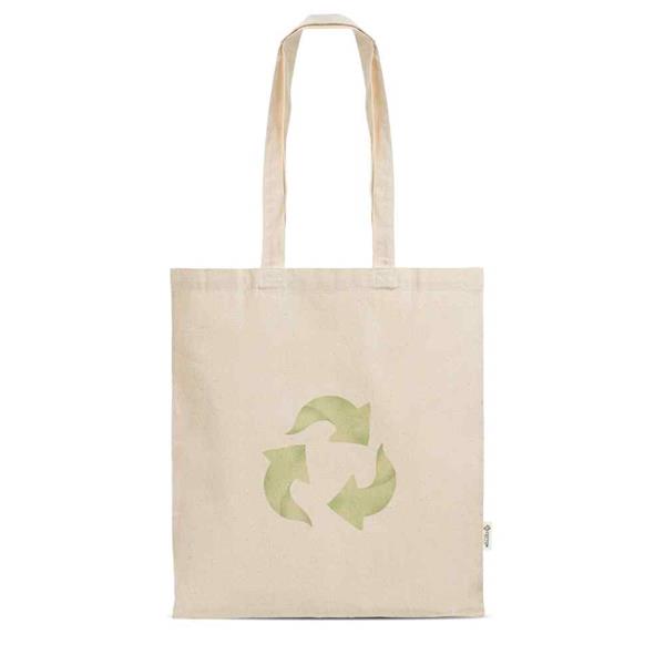 Saco de compras ReciCotton140 em Algodão Reciclado 140g para Personalizar