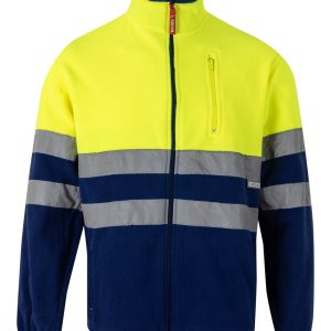 Casaco Polar Bicolor de Alta Visibilidade para Personalizar