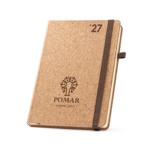 Agenda Diária Pomar A5 em Cortiça para Personalizar