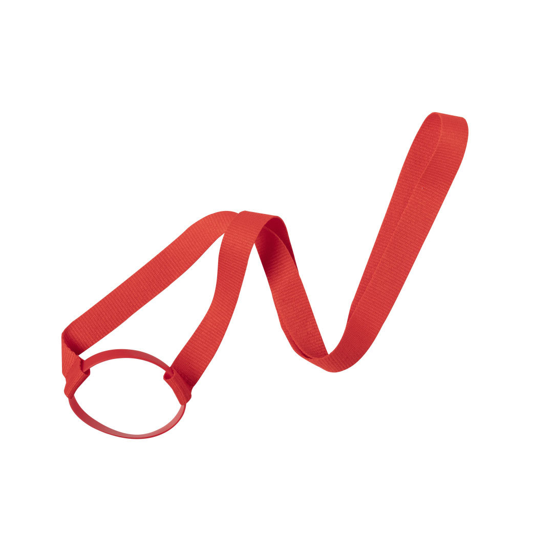 Lanyard Frinly com Suporte para Copo em Poliéster para Personalizar