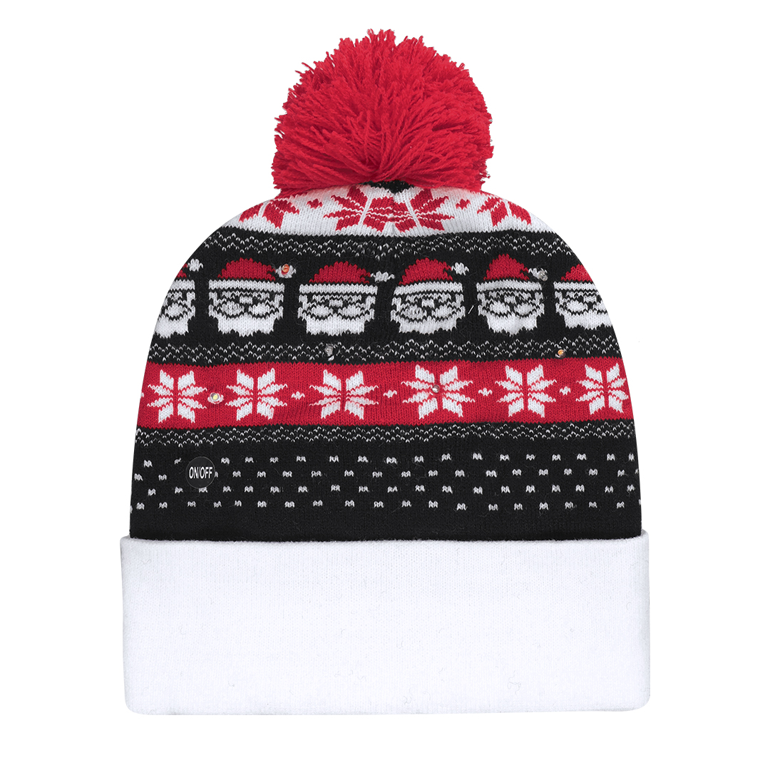 Gorro de Natal Plumex com Luz Led para Personalizar