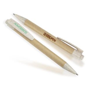 Esferográfica Sya Eco-Friendly em Cartão e Fibra de Trigo para Personalizar