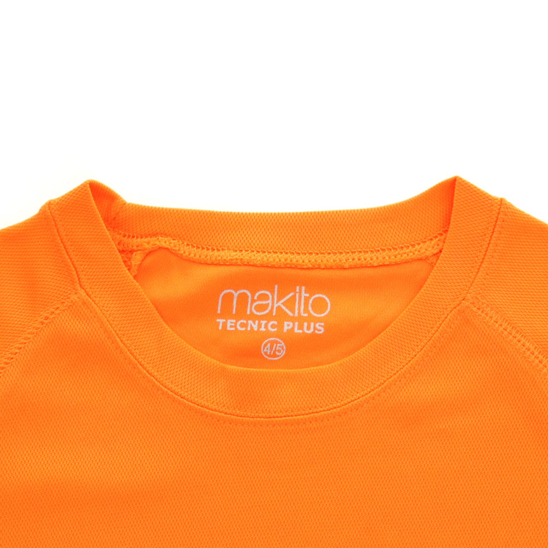 T-Shirt Técnica Plus Criança 100% Poliéster para Personalizar