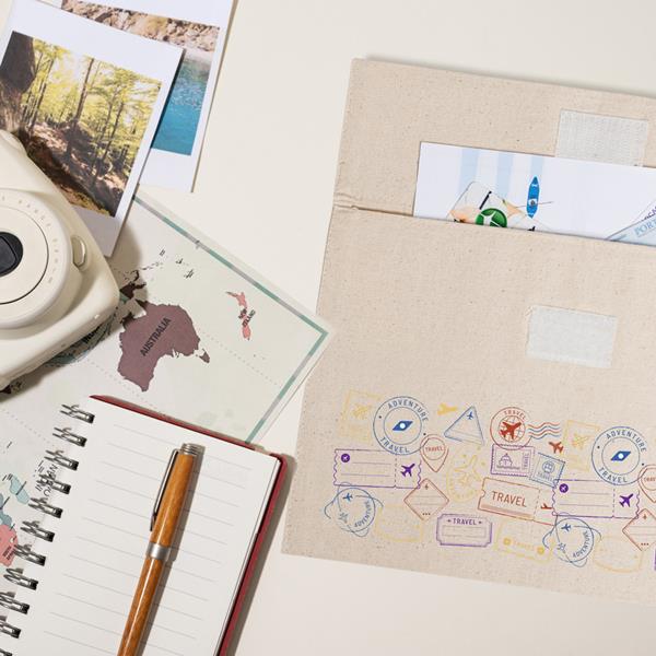 Bolsa Multiusos Mucala em Canvas 310g Laminada para Personalizar
