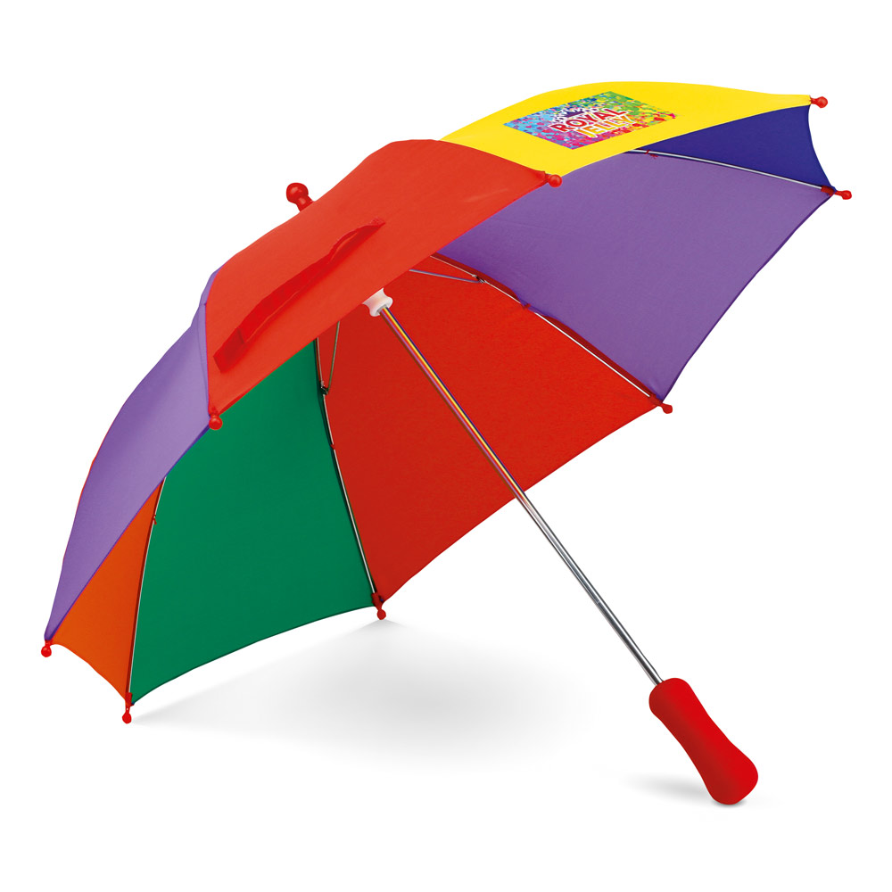 Guarda-Chuva Bambi Colorido para Criança Abertura Manual para Personalizar