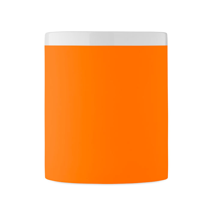 Caneca de Cerâmica Mugiva em Grés com Exterior Mate e Interior e Rebordo Brancos para Personalizar
