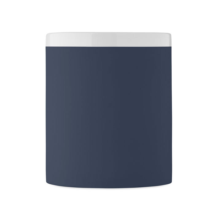 Caneca de Cerâmica Mugiva em Grés com Exterior Mate e Interior e Rebordo Brancos para Personalizar