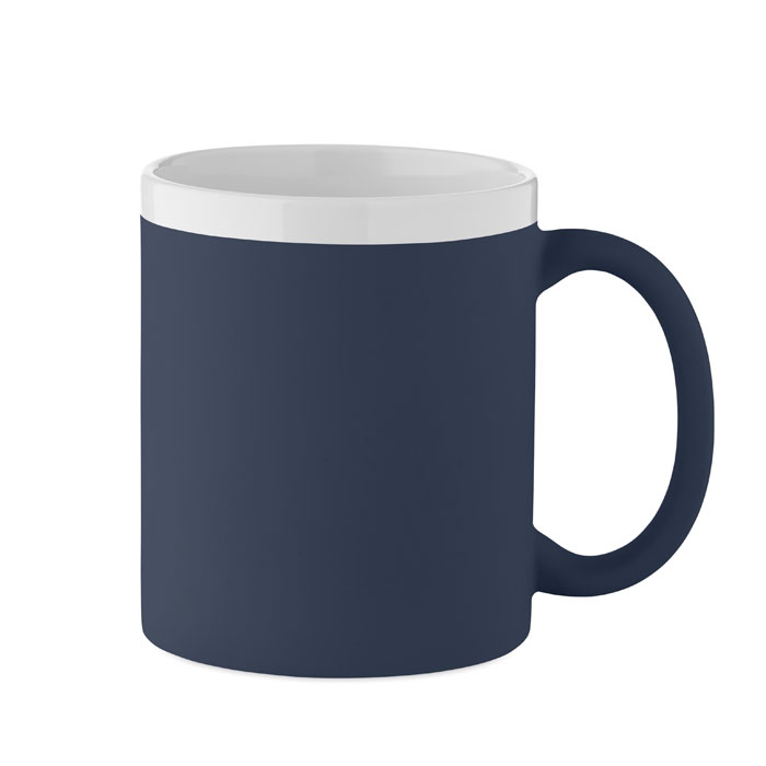 Caneca de Cerâmica Mugiva em Grés com Exterior Mate e Interior e Rebordo Brancos para Personalizar