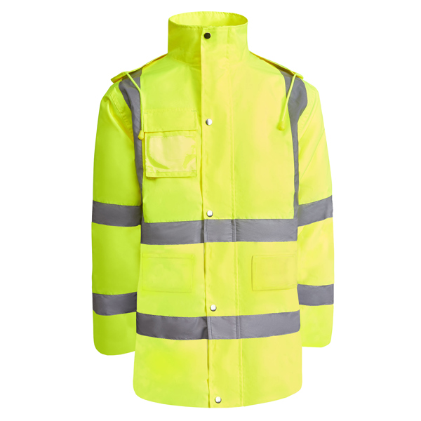 Parka Acolchoada de Alta Visibilidade Merak Bicolor para Personalizar