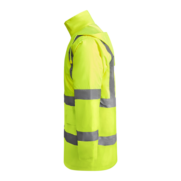 Parka Acolchoada de Alta Visibilidade Merak Bicolor para Personalizar