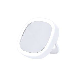 Espelho Dobrável com Luz Qadan, com 2 Posições de Luz Reguláveis e Suporte Personalizar