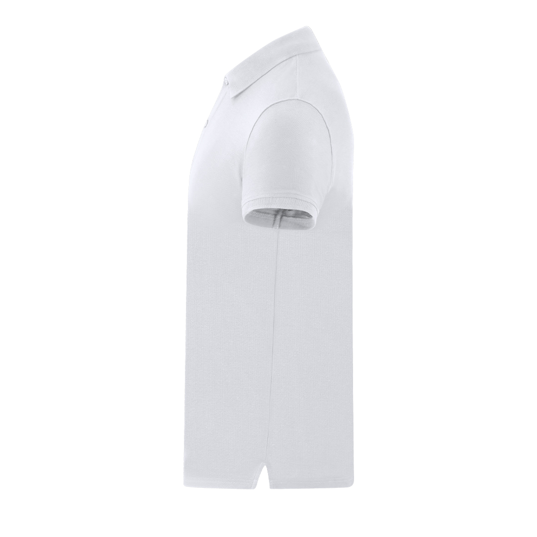 Pólo Adulto Branco Charles Malha Piqué 180g para Personalizar
