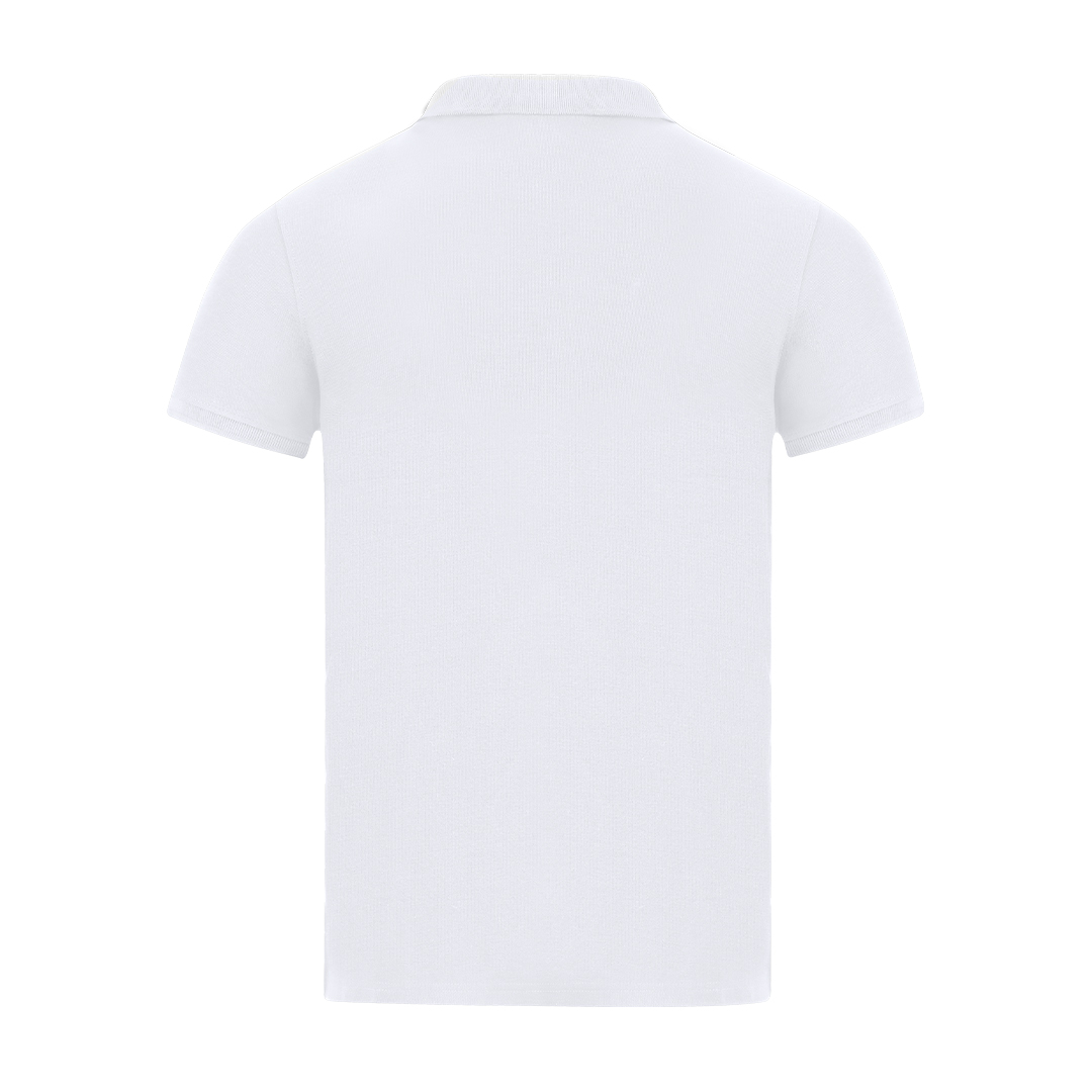 Pólo Adulto Branco Charles Malha Piqué 180g para Personalizar