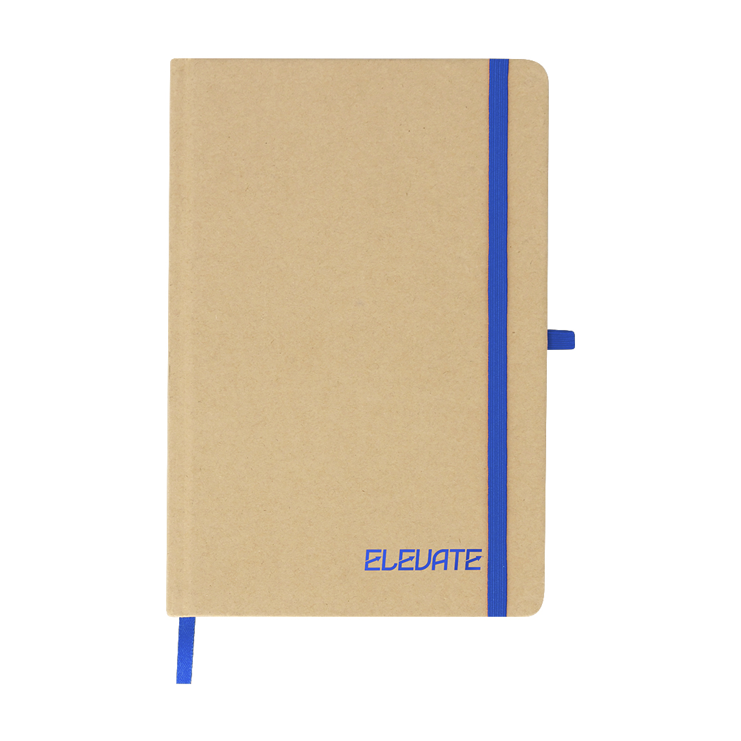 Bloco de Notas Natyel com Capa Branca Rígidas em Cartão Reciclado para Personalizar