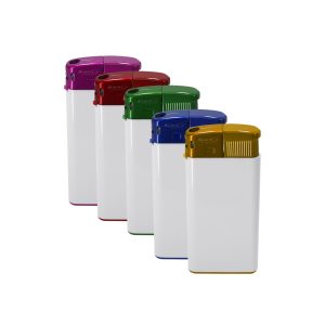 Isqueiro Meility Multicolor a Gás com Mecanismo de Ignição Elétrica para Personalizar