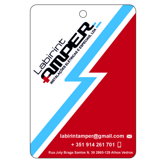 Ambientador para Automóveis em Cartão com Aroma Personalizados