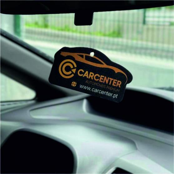 Ambientador para Automóveis em Cartão com Aroma Personalizados