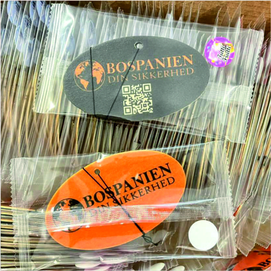 Ambientador para Automóveis em Cartão com Aroma Personalizados