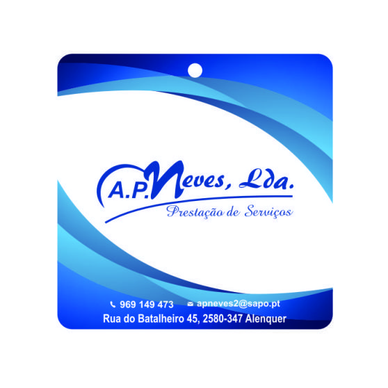 Ambientador para Automóveis em Cartão com Aroma Personalizados