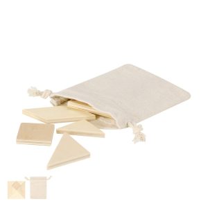 Puzzle Moranex com Peças de Madeira e Saco para Personalizar