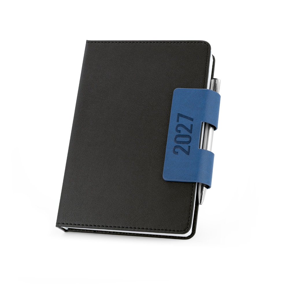 Agenda Diária Spenser A5 com Capa Rígida em PU para Personalizar