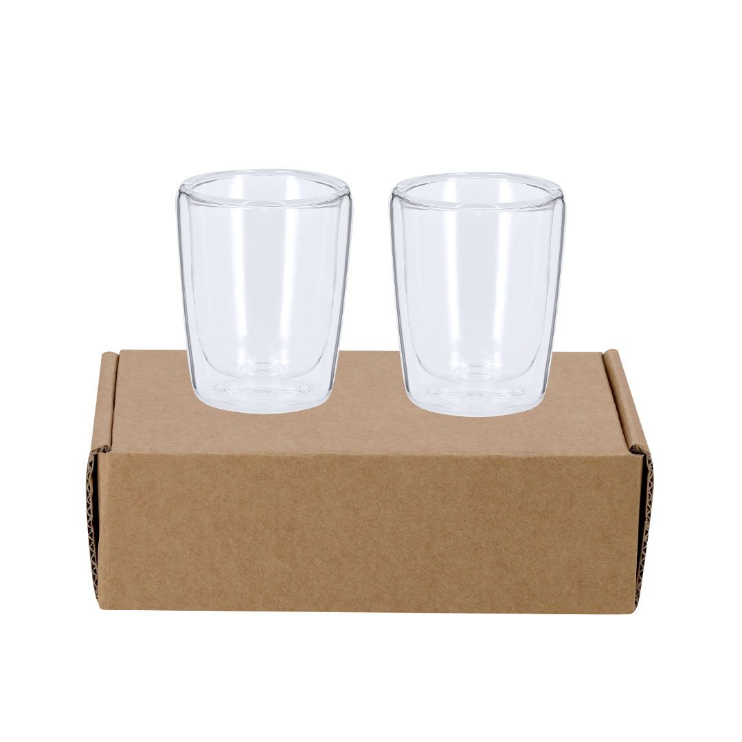 Conjunto de Chávenas de Café Frilux Parede Dupla e 65 ml para Personalizar