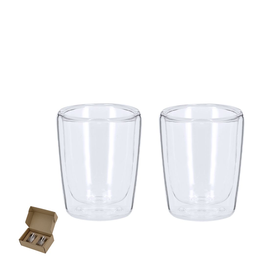 Conjunto de Chávenas de Café Frilux Parede Dupla e 65 ml para Personalizar