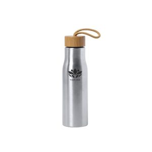Garrafa Dropun de Linha Natura em Aço Inox e de 550 ml para Personalizar