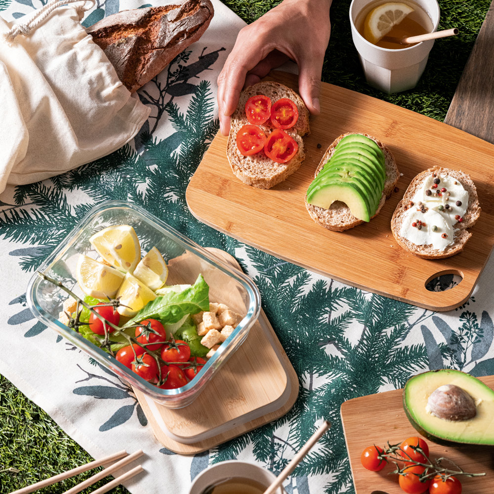 Tábua Banon de Servir em Bambu para personalizar